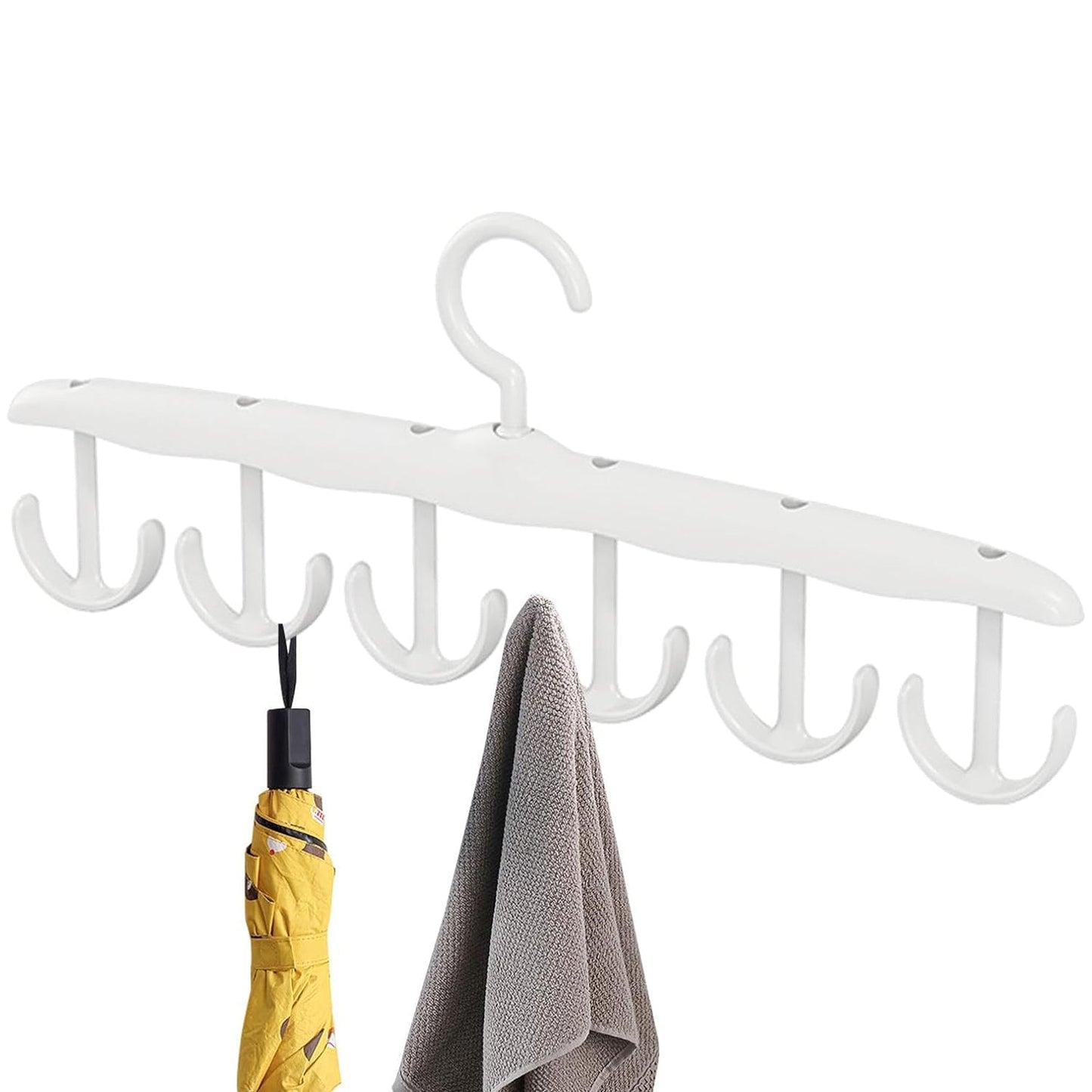 Clutter-Free Storage Tank Top Hanger – 12-Hook Rotating