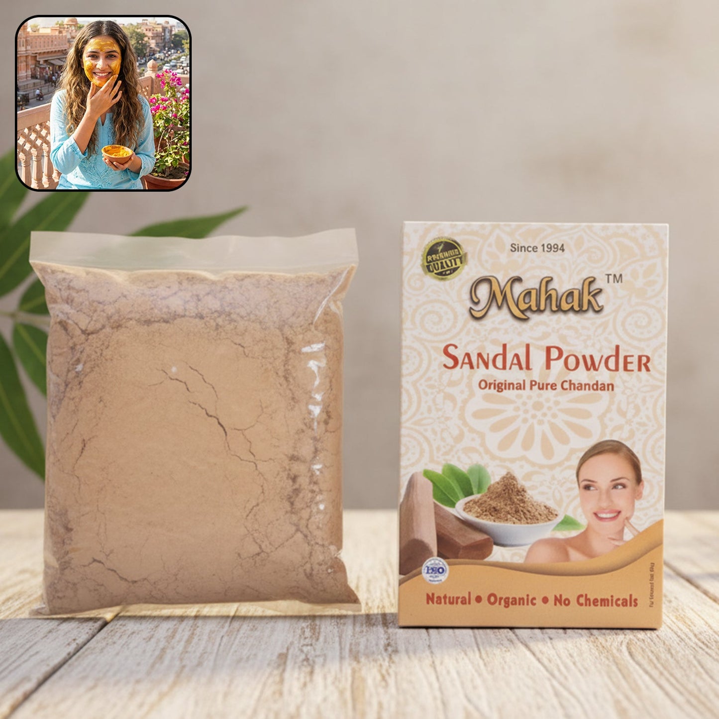 Natural Sandalwood Powder – Soothing Face Care 50gm