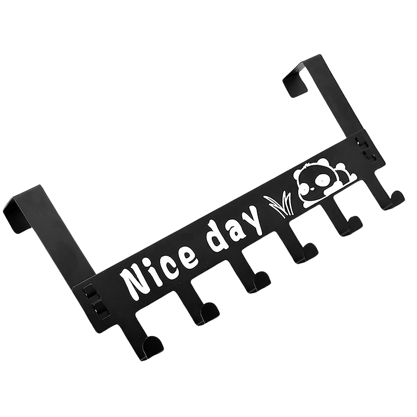 Heavy-Duty Over Door Hook Rack – Carbon Steel