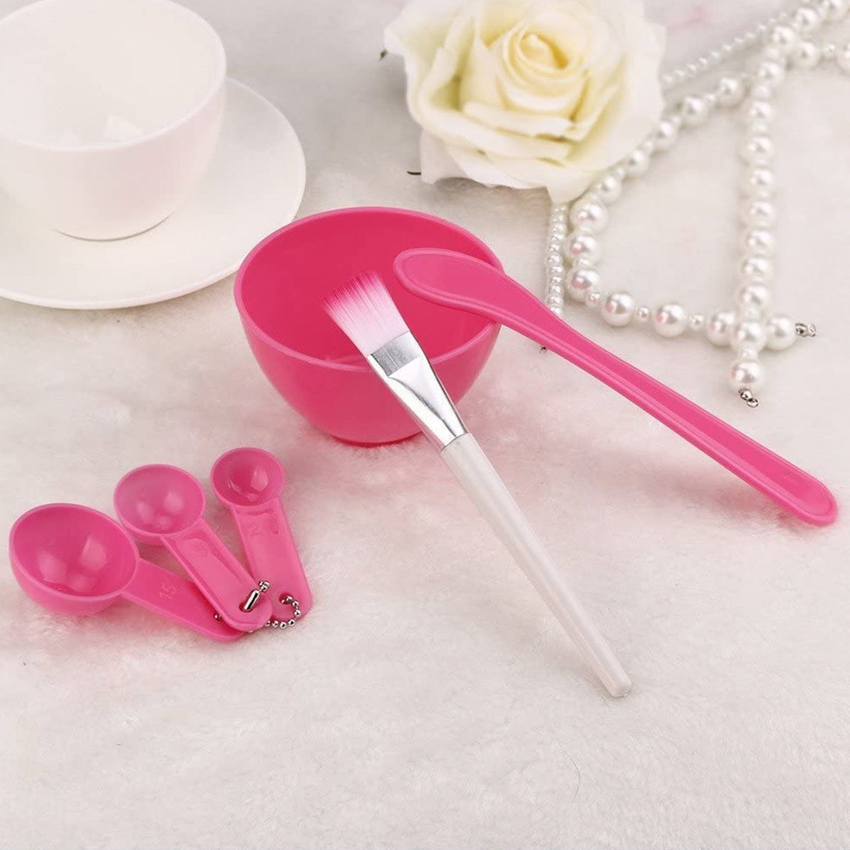 Facial Mask Bowl Set – 6-Piece Skincare Mixing Kit