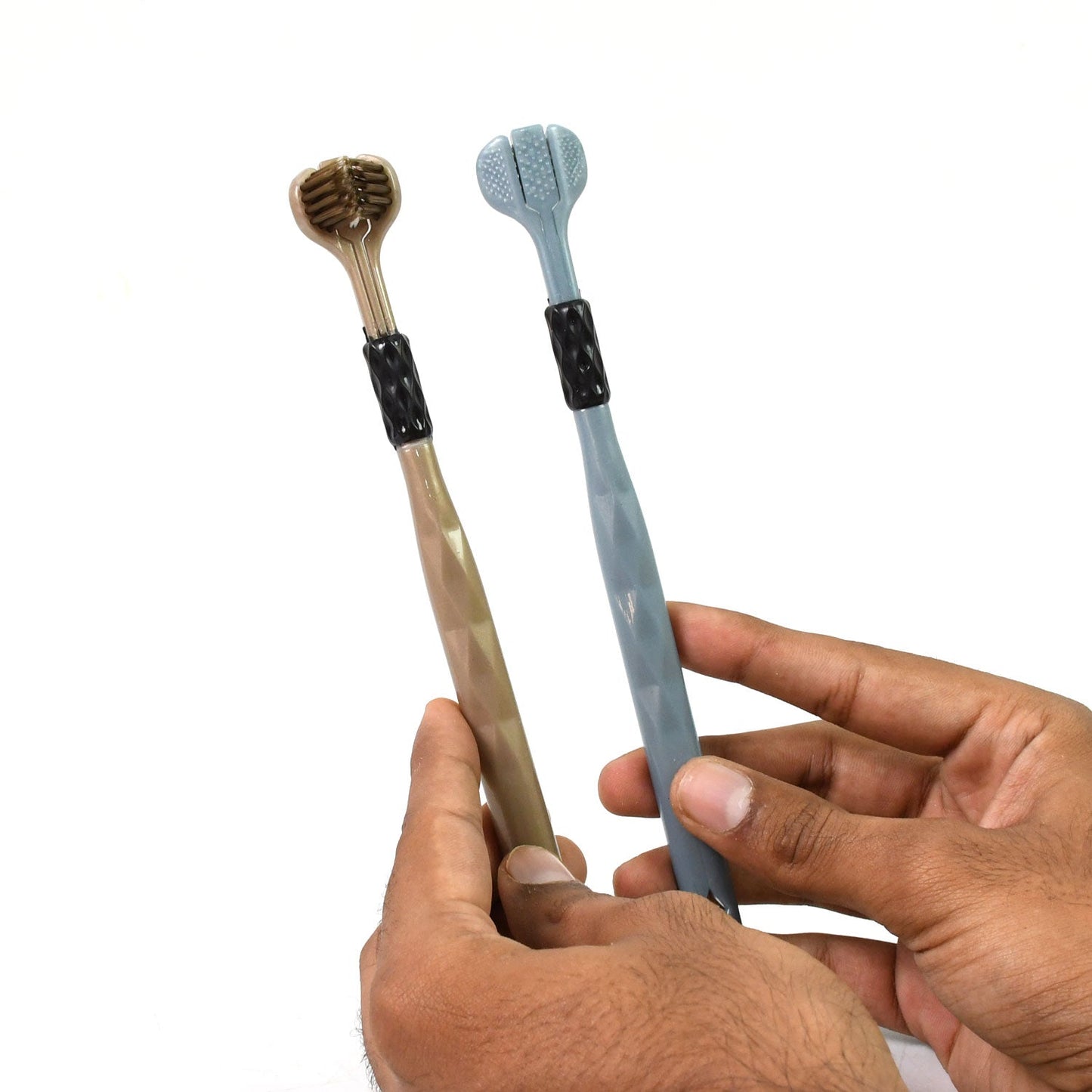 3-Sided Toothbrush – Soft Bristle Set for Complete Oral Care | BrushedUp