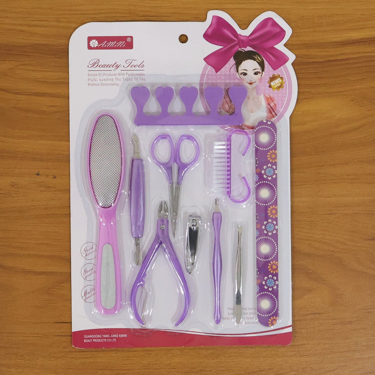 Manicure & Pedicure Nail Care Tool Set – Complete 10-Piece Grooming Kit