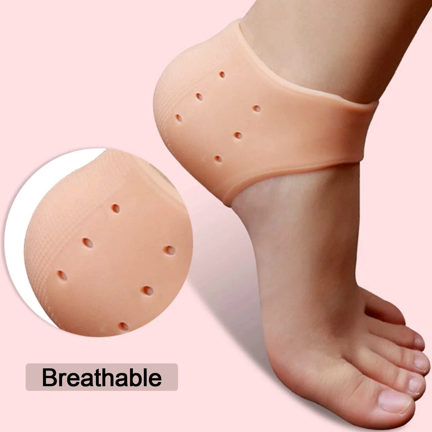 Silicone Gel Heel Socks – Cracked Heels Remedy