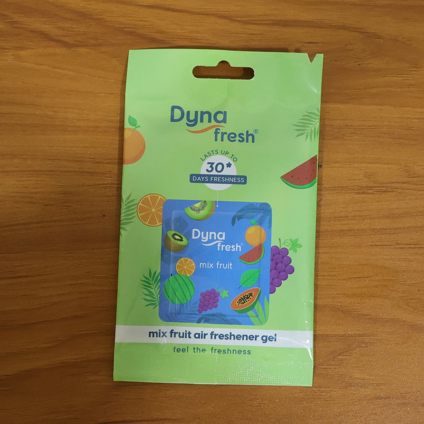 Fresh fruit scent room air gel for small enclosed areas
