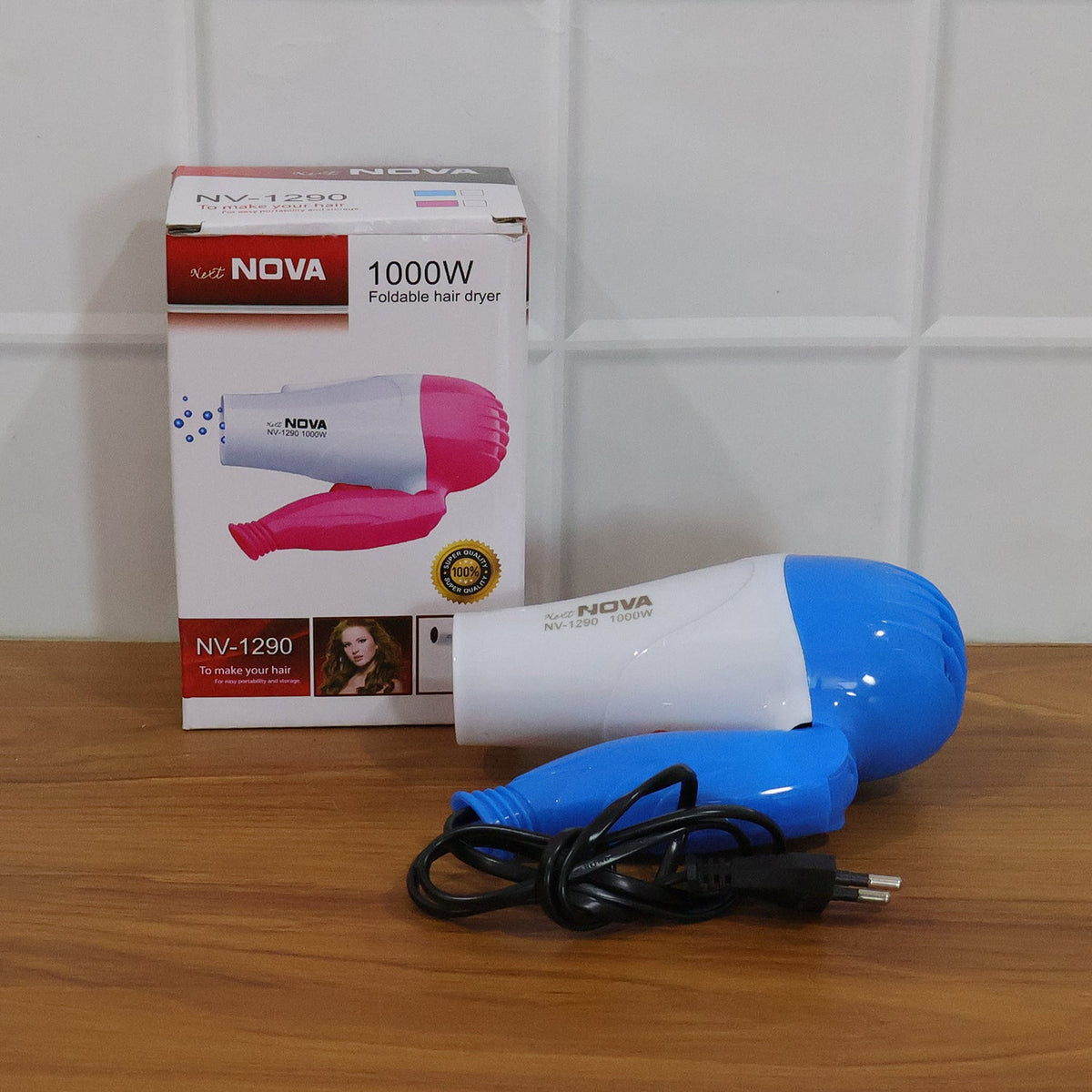 Foldable Hair Dryer – Compact & Travel-Friendly for Quick Drying
