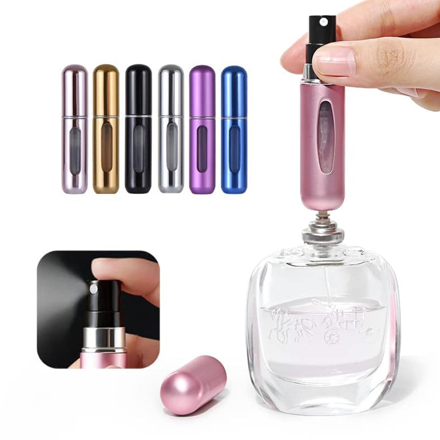 Refillable Perfume Bottle – 5ml Travel Spray | Own Hydrate