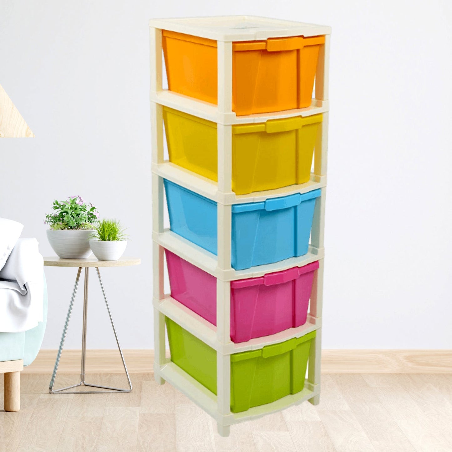 All-in-One Modular Drawer Organizer – 5-Layer Storage