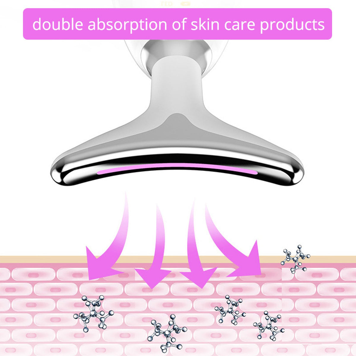 Electric Face Massager – LED Photon Wrinkle Remover