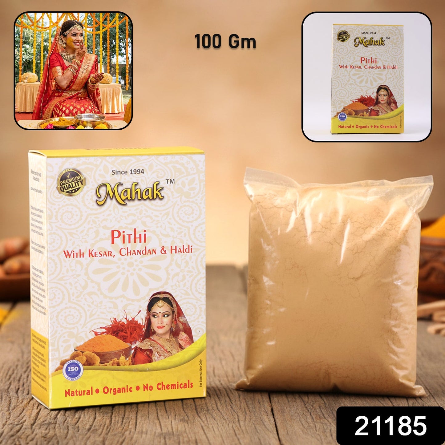 Mahak Pithi Powder – Traditional Face & Body Cleanser 100gm