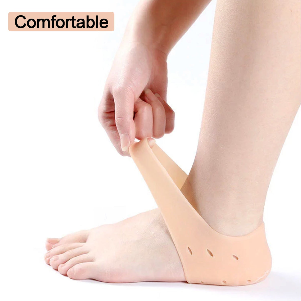 Silicone Gel Heel Socks – Cracked Heels Remedy