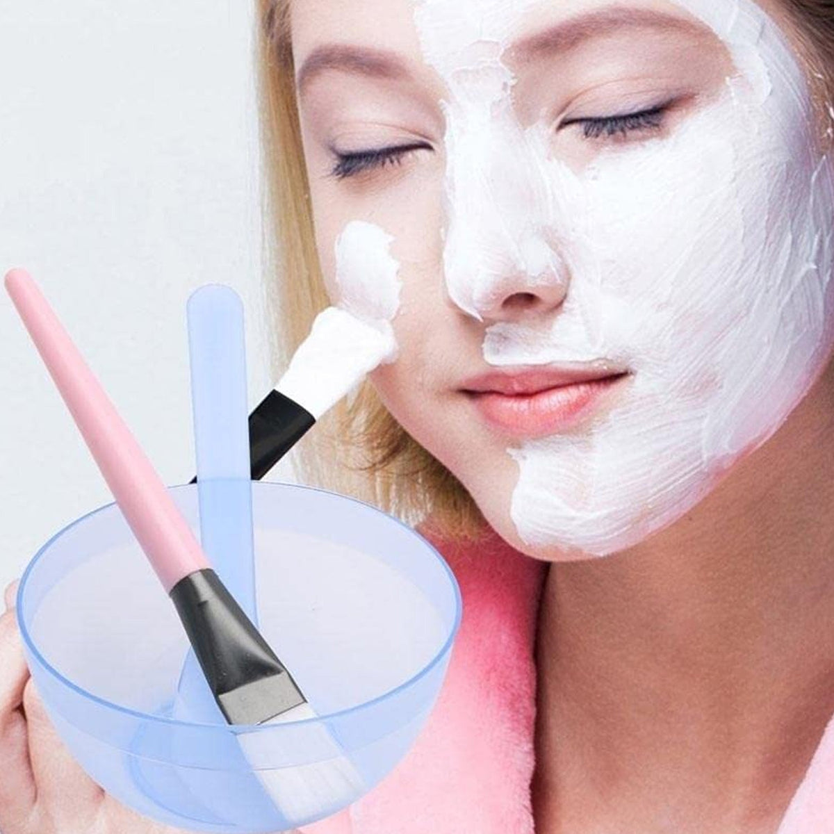 Facial Mask Bowl Set – 6-Piece Skincare Mixing Kit
