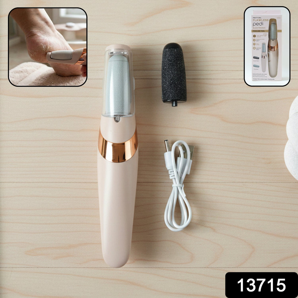 Electronic Pedicure Tool – Rechargeable & Cordless