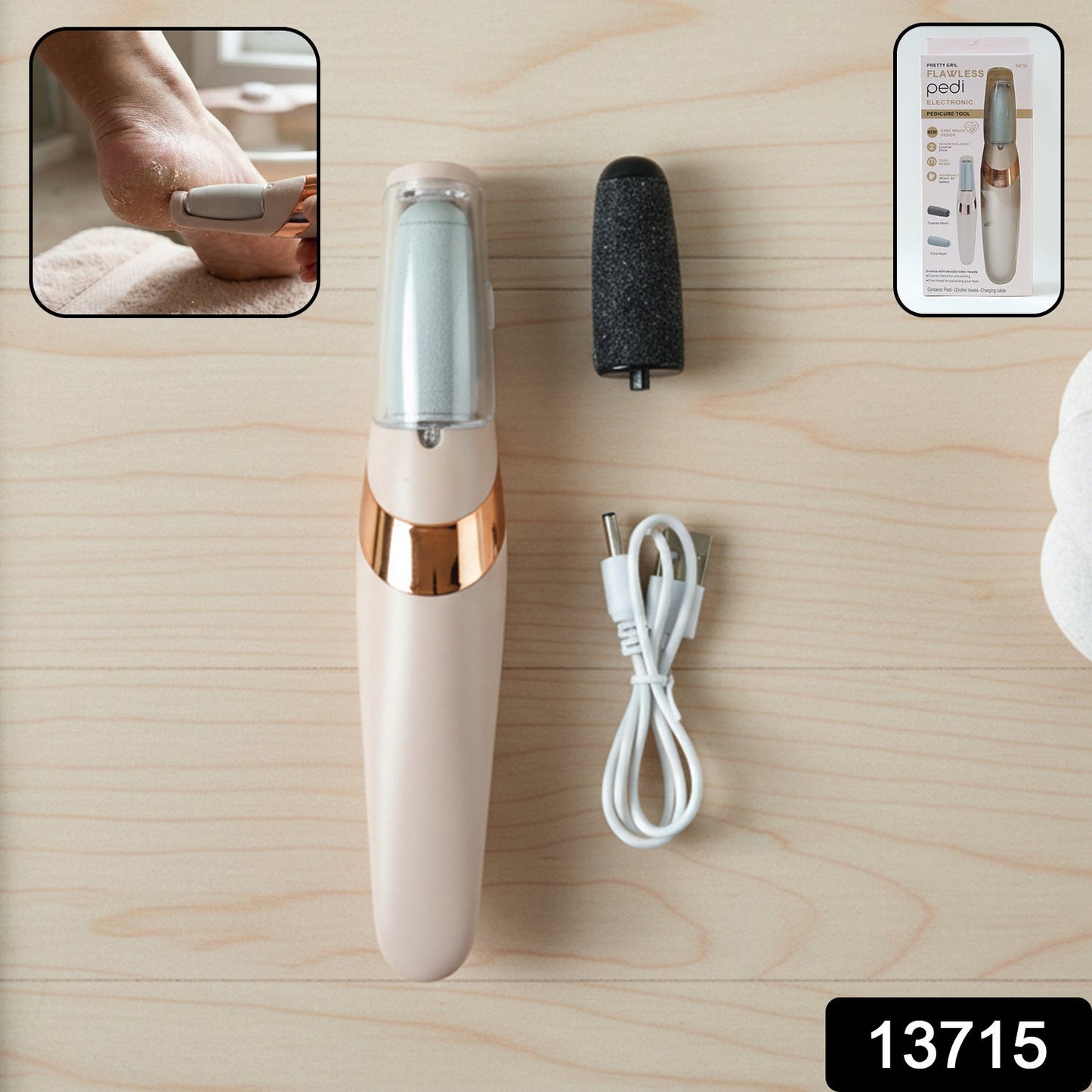 Electronic Pedicure Tool – Rechargeable & Cordless | Velvet Wellness