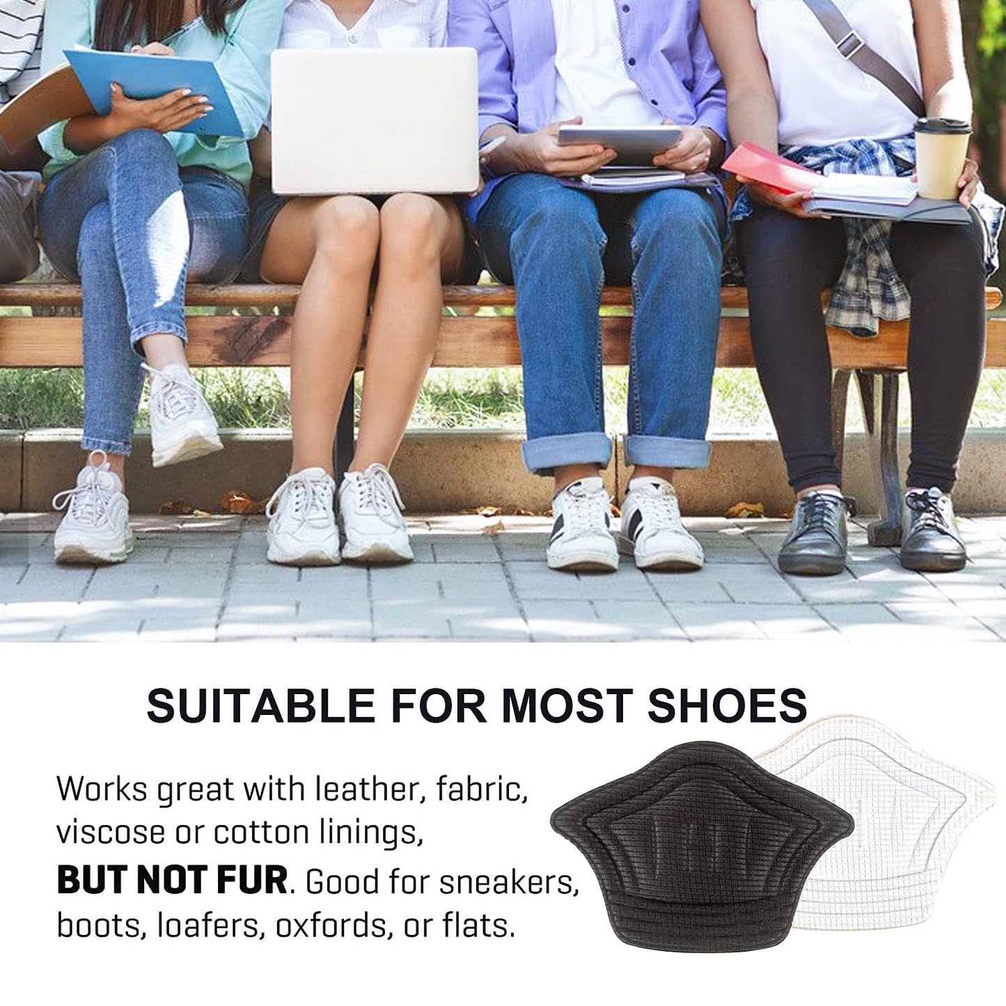 Heel Cushion Pads – Soft & Protective Shoe Insoles | Velvet Wellness