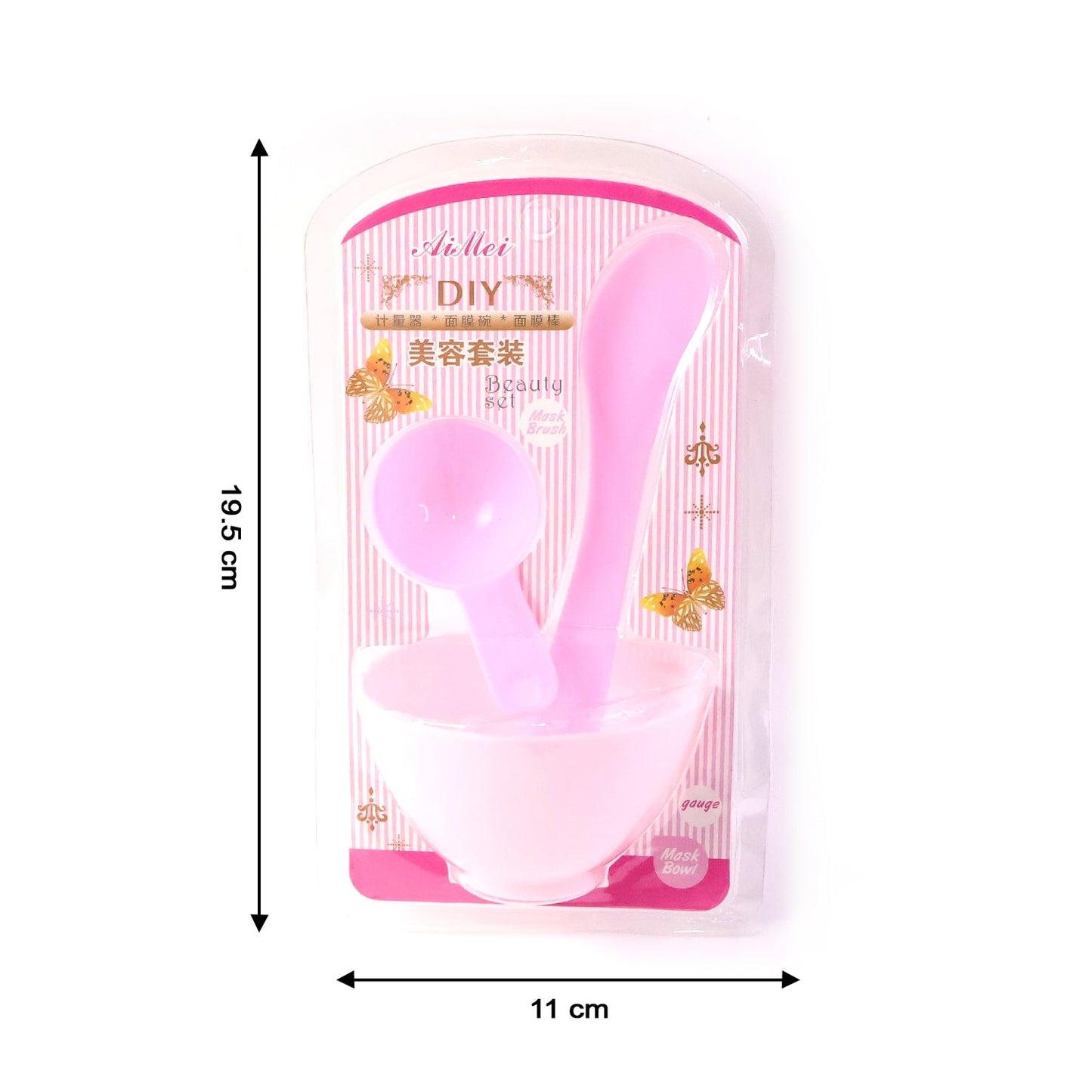 Facial Mask Mixing Bowl Set – Hygienic 3-Piece Skincare Kit