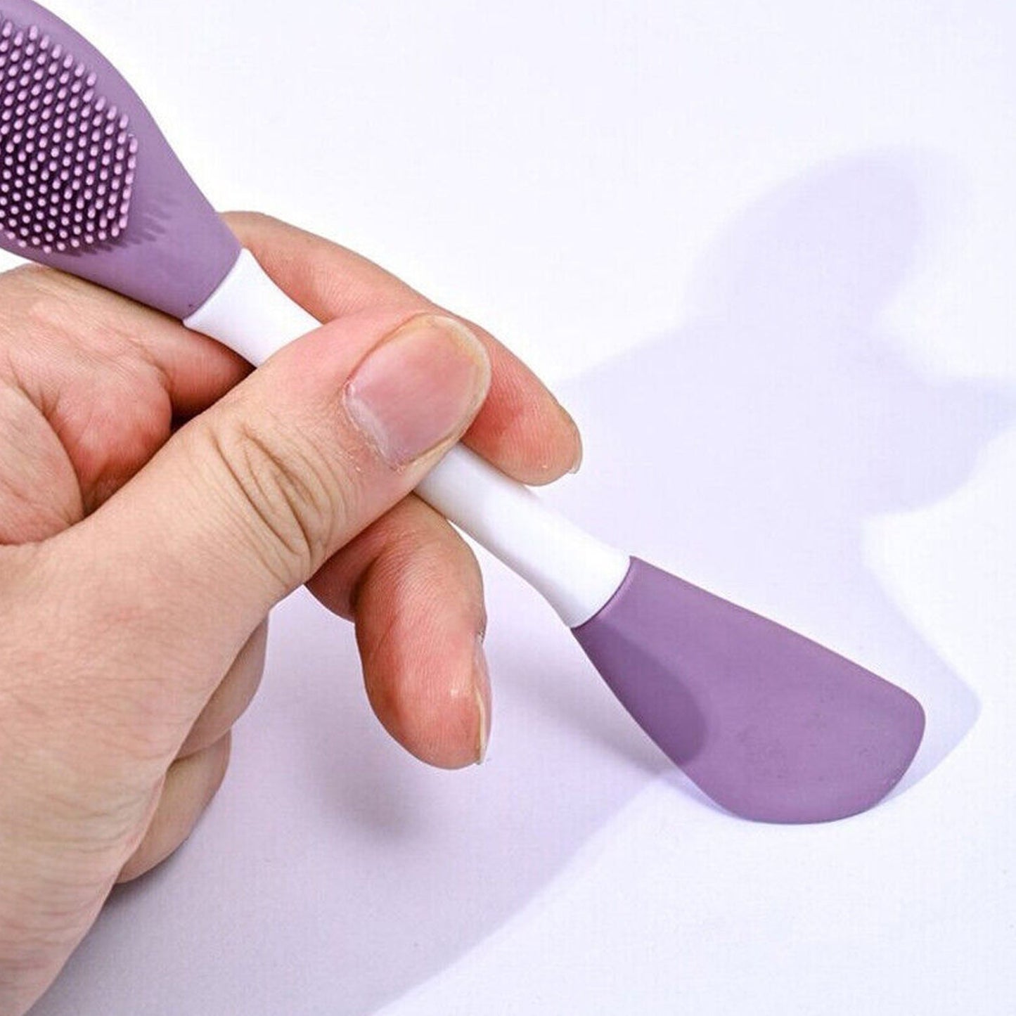Double-Headed Silicone Mask Brush – Facial Cleansing & Application | GlowForm