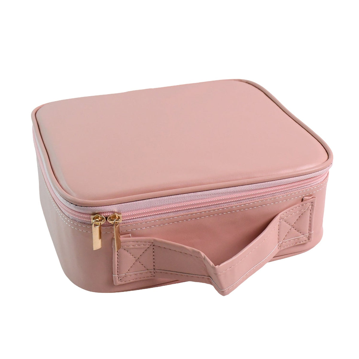 LED Makeup Organizer Box – Touch Sensor Mirror & USB Rechargeable