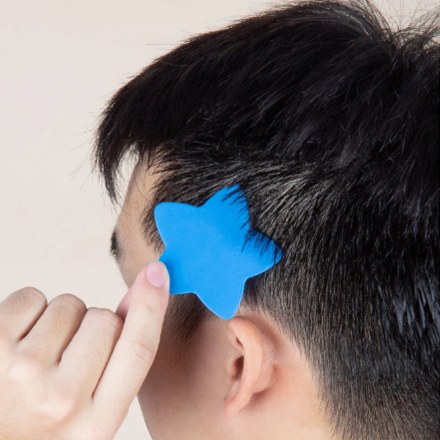 Haircut Design Stencil Set – 6-in-1 Creative Hair Trimmer Molds