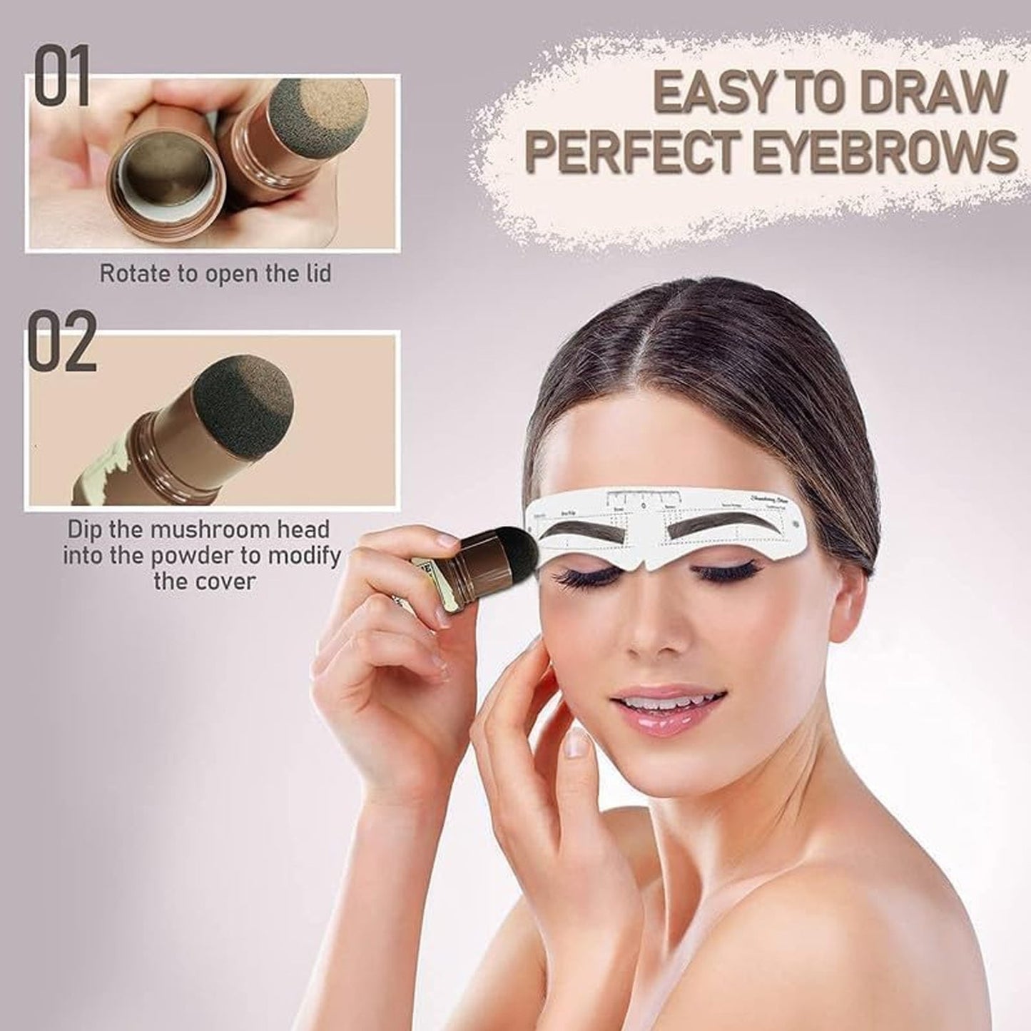 Hairline Eyebrow Contour Powder Stick – Easy Natural Definition