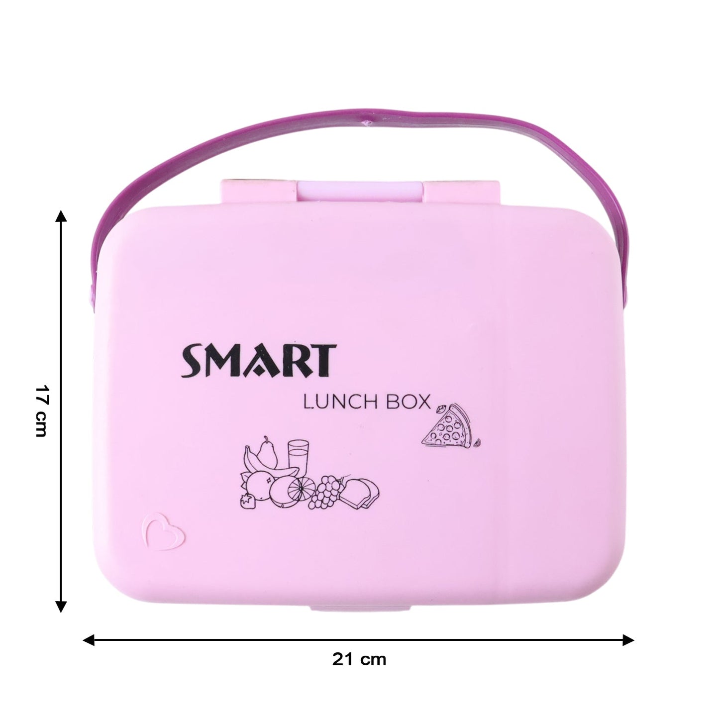 Leak resistant lunch box with spoon for easy mealtime on-the-go