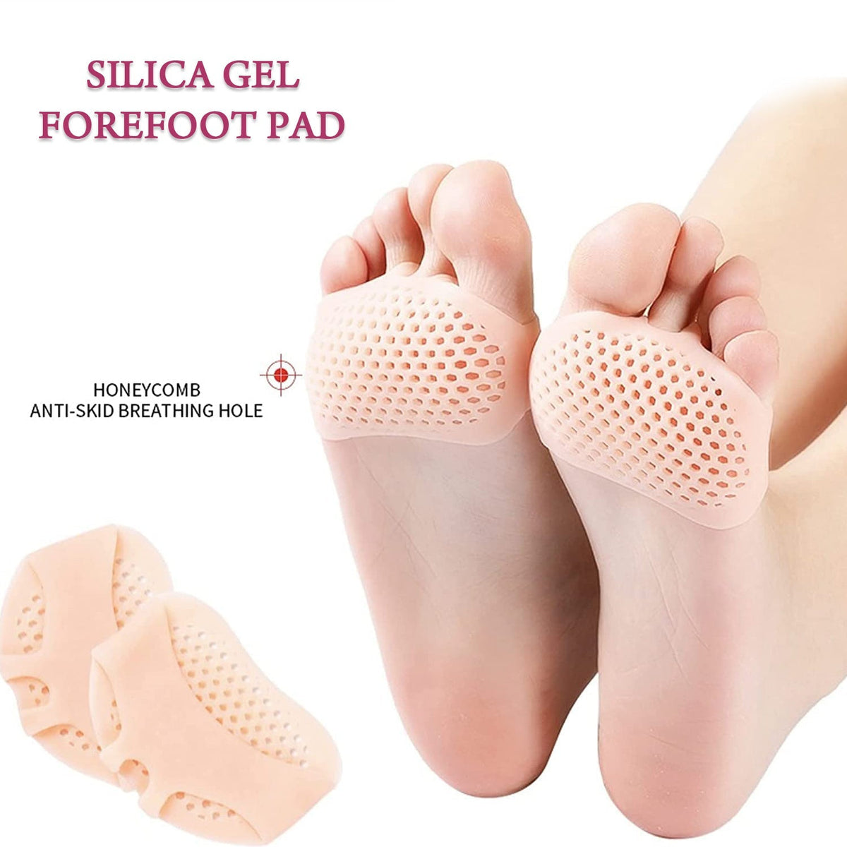 Silicone Tiptoe Protector – Foot Pain Relief & Comfort