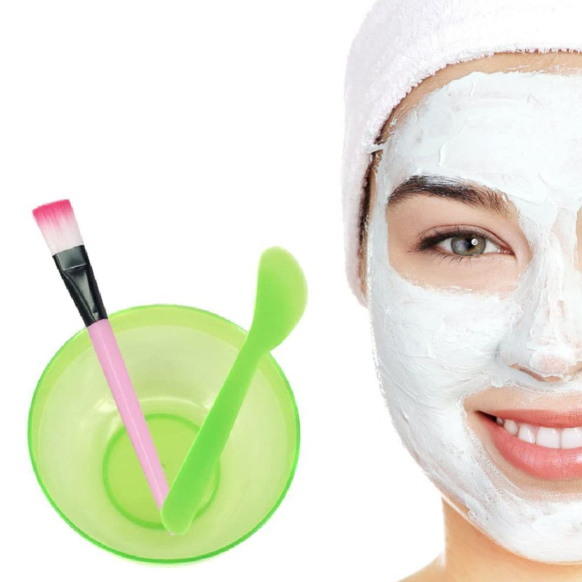 Facial Mask Bowl Set – 6-Piece Skincare Mixing Kit