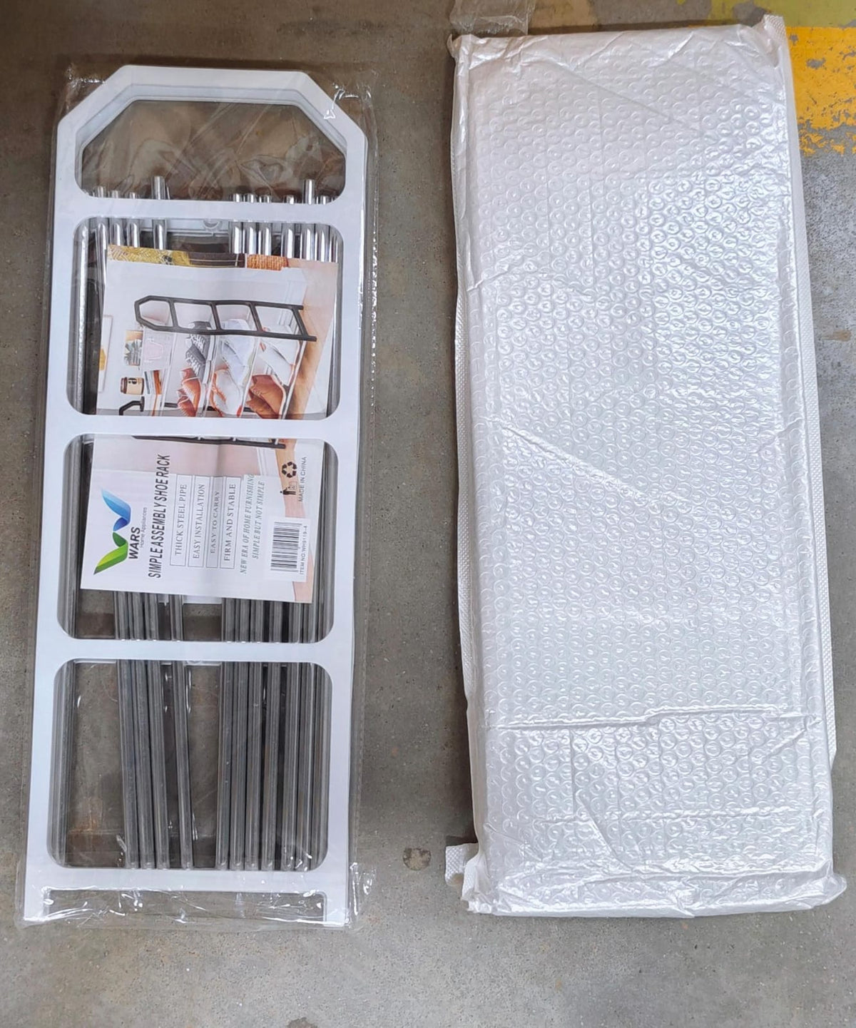 Space-Saving Folding Shoe Rack – 4-Layer Organizer |