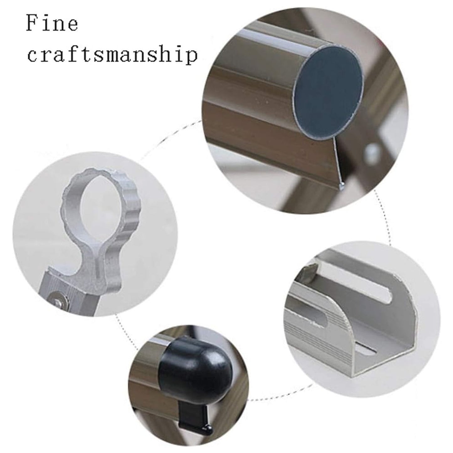 Space-Saving Clothes Rail – Stainless Steel Wall Mount