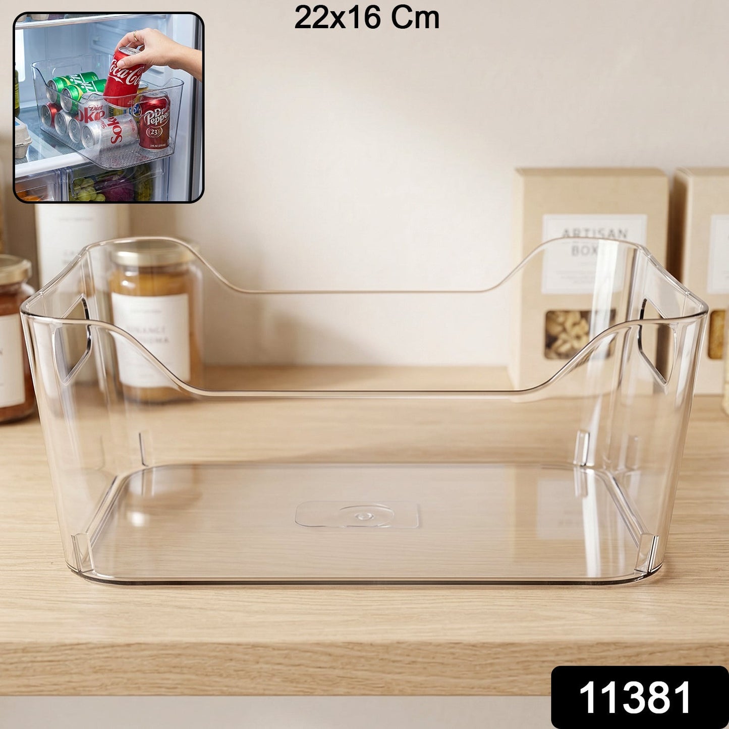 Space-Saving Plastic Storage Box Organizer – Durable - main product view