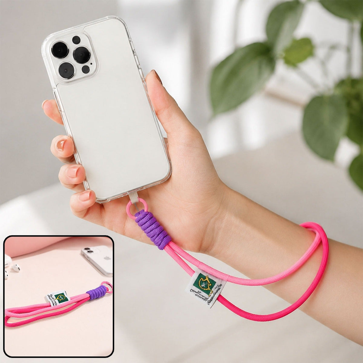 Phone Wrist Strap – Multi-Colour Lanyard for Mobile - view 7