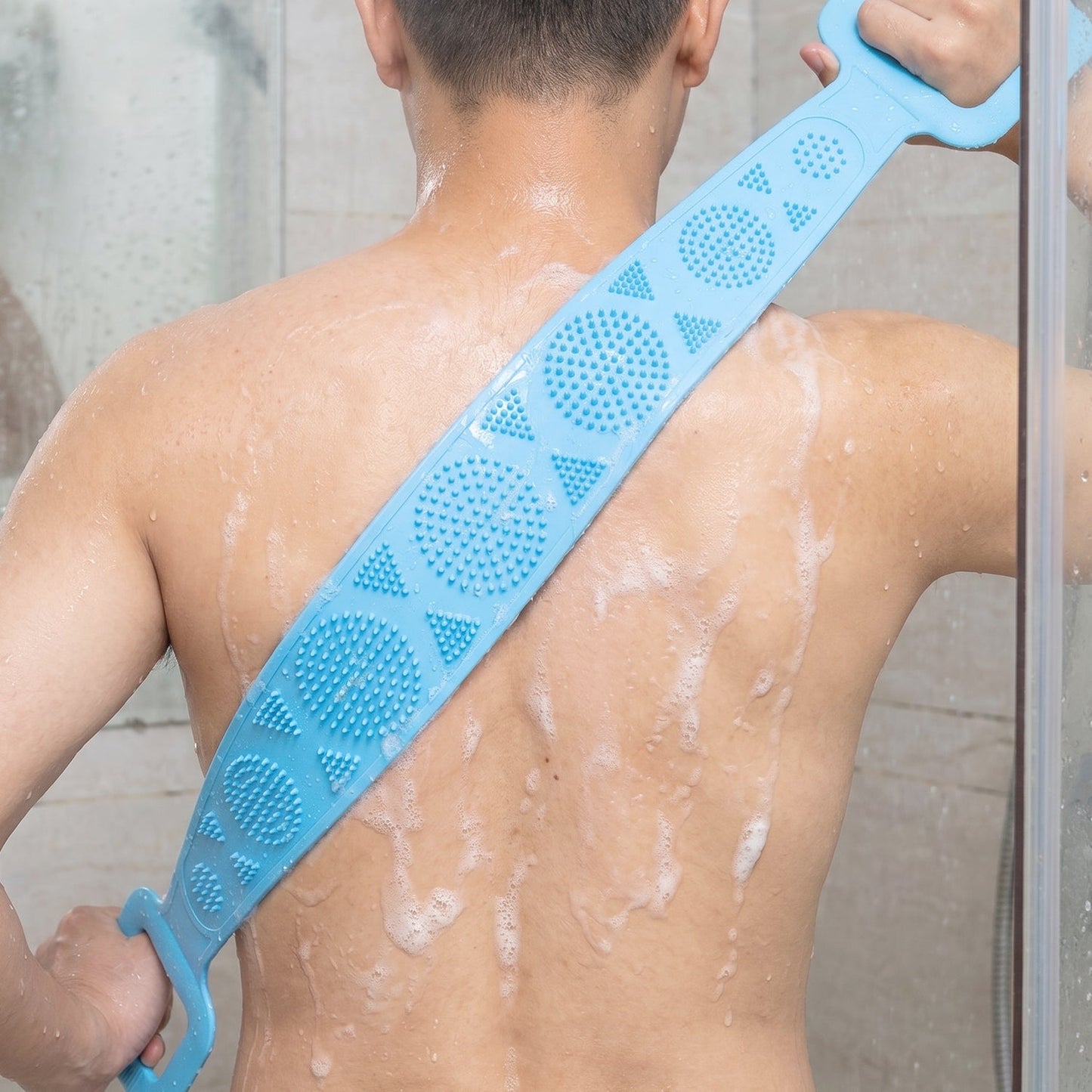 Silicone Back Scrubber Belt – Effective Dual-Handle Exfoliation