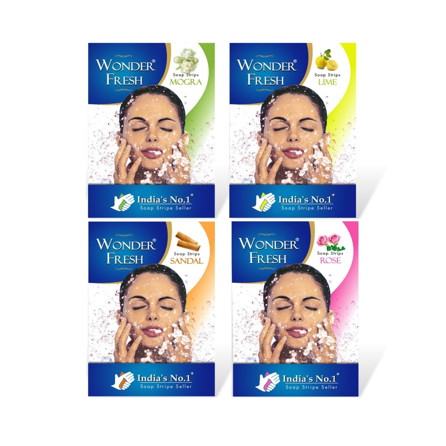 Paper Soap Strips – Jasmine Travel Hand Wash (100pc) | Wonder Fresh