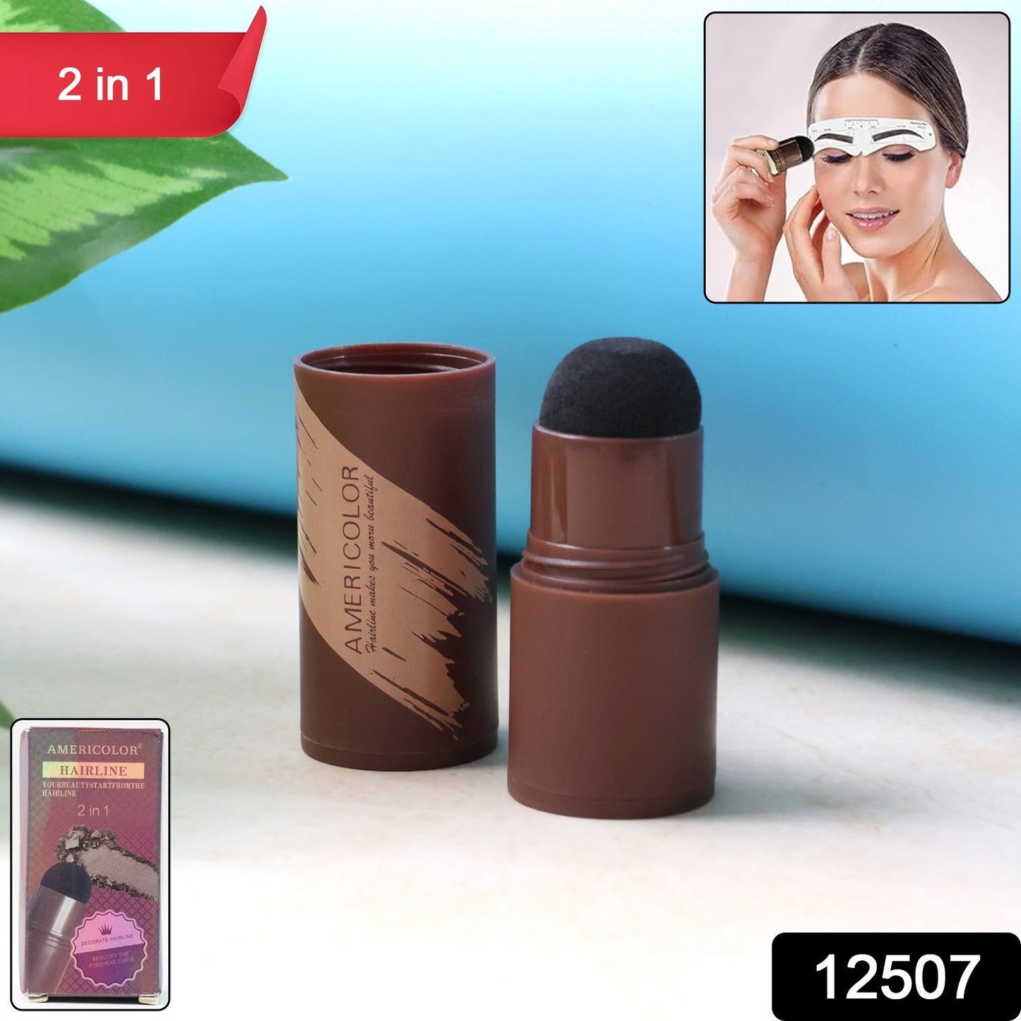 Hairline Eyebrow Contour Powder Stick – Easy Natural Definition