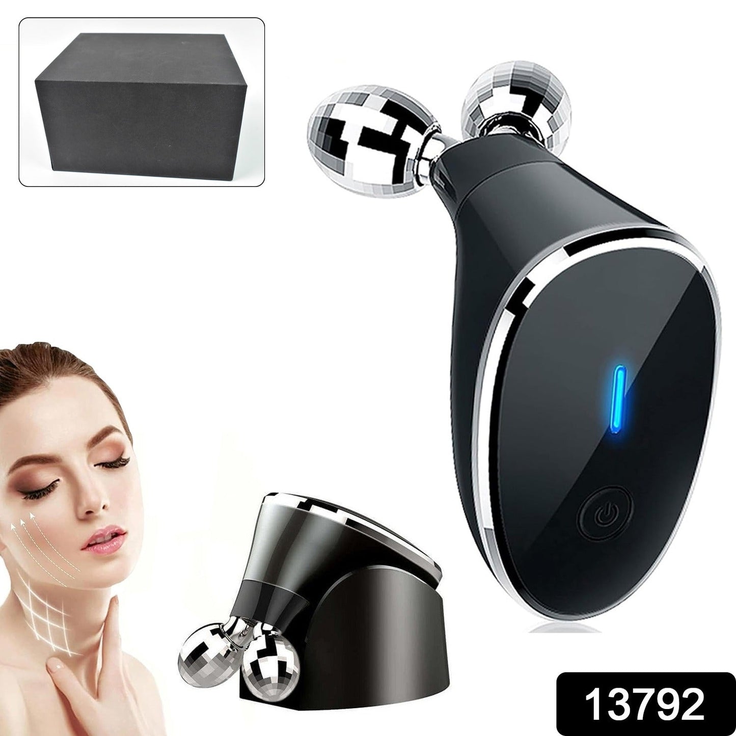 Microcurrent Face Massager – Skin Tightening & Wrinkle Care | Velvet Wellness