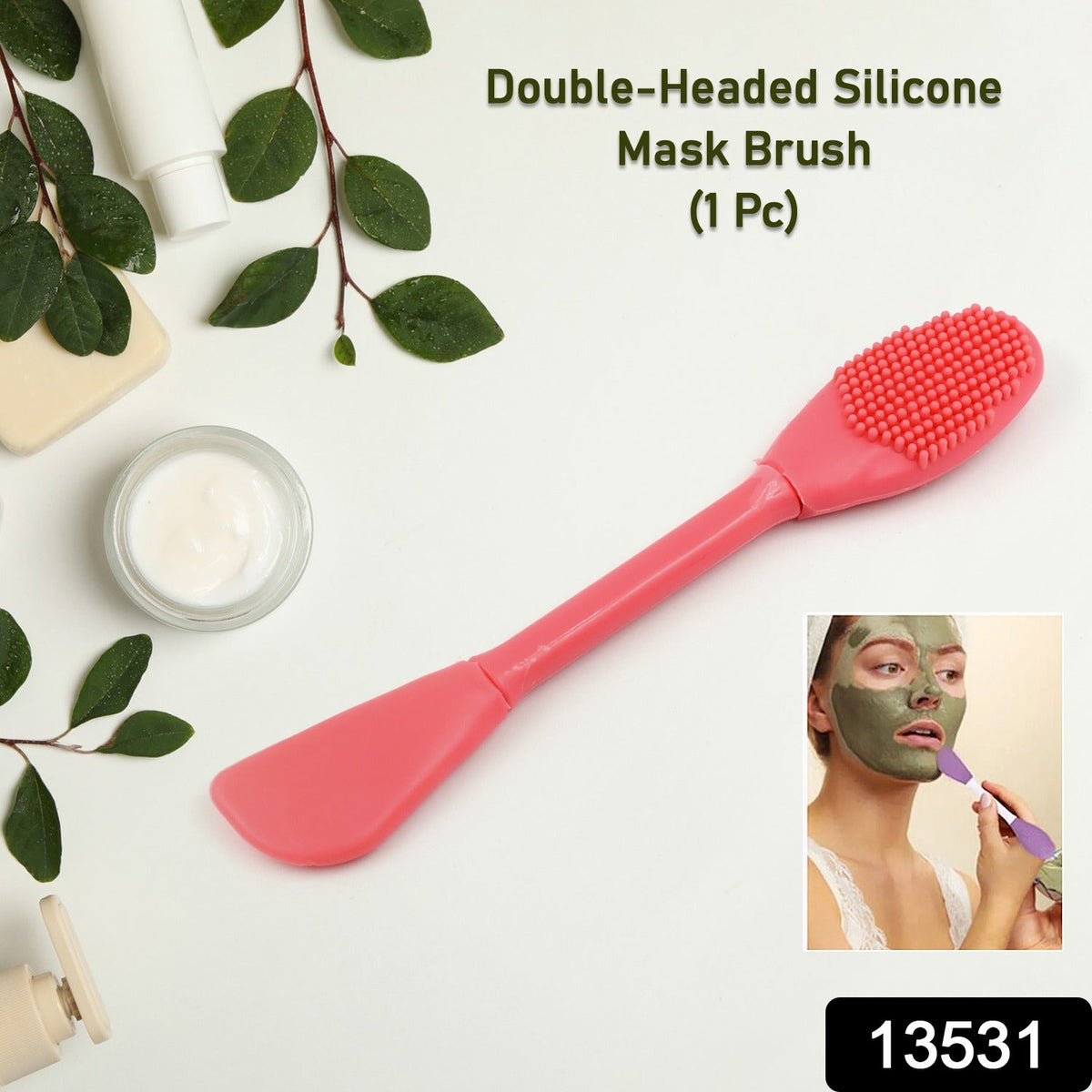 Silicone Mask Brush – Dual-Ended Face Skincare Tool