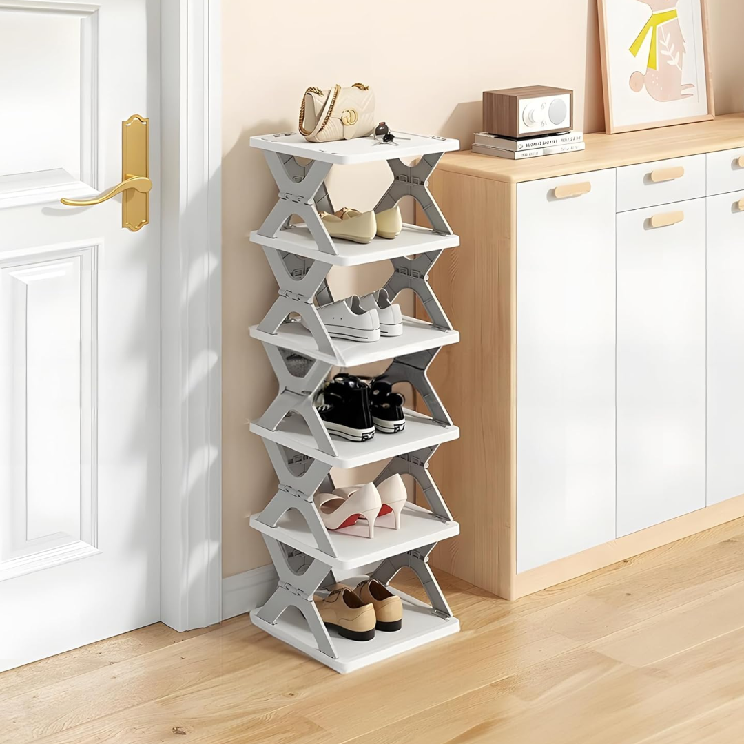 Space-Saving Shoe Rack – 8-Layer Storage