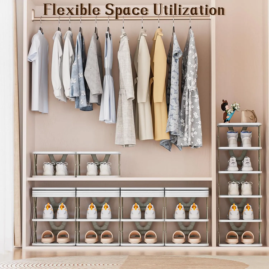 Space-Saving Shoe Rack – 8-Layer Storage