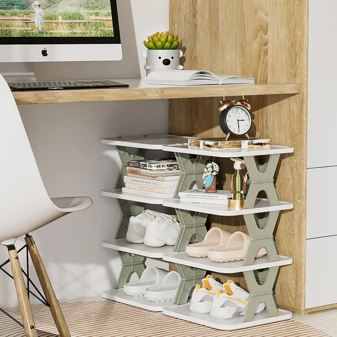 Space-Saving Shoe Rack – 8-Layer Storage