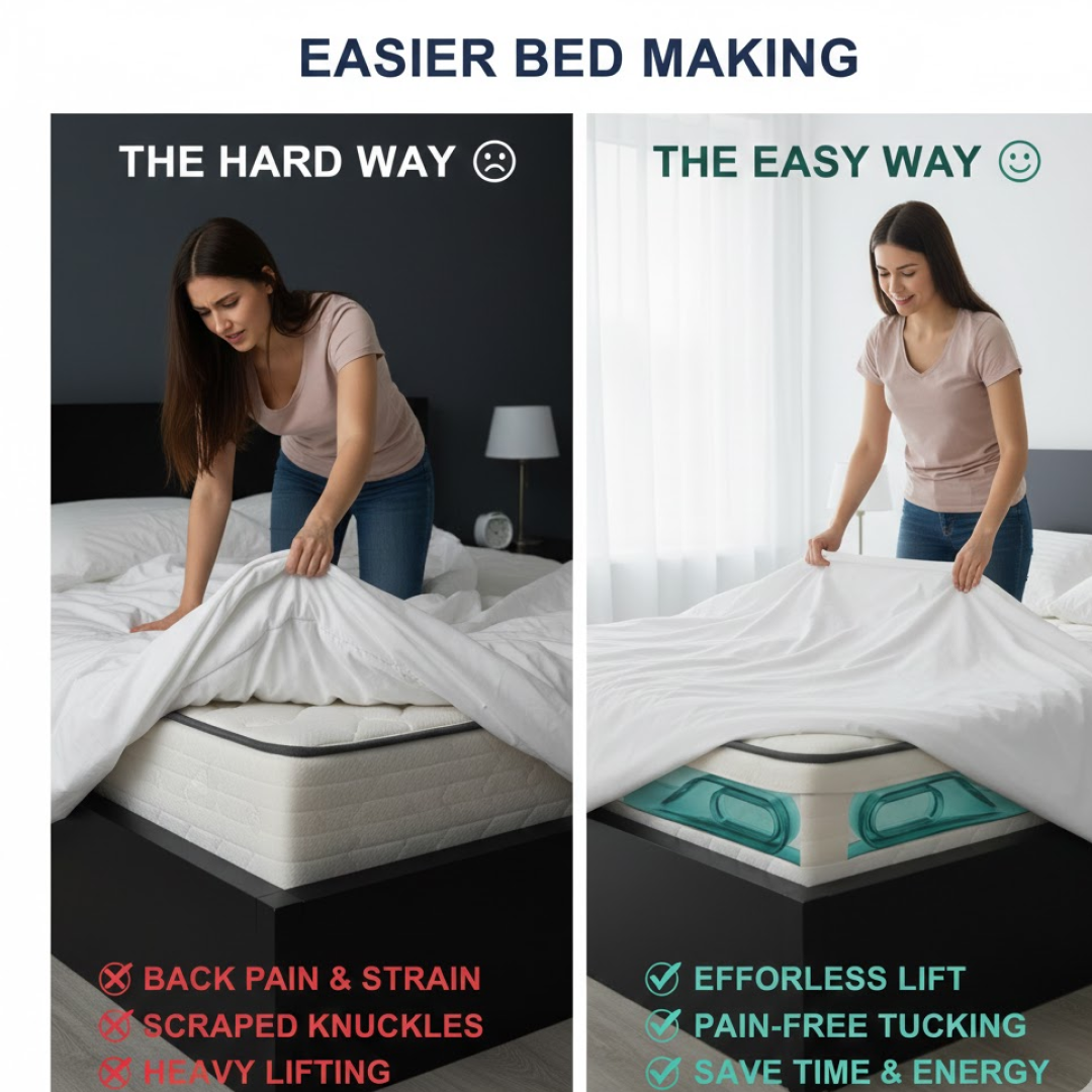 Ergonomic Mattress Lifter Tool – Bed Making Helper