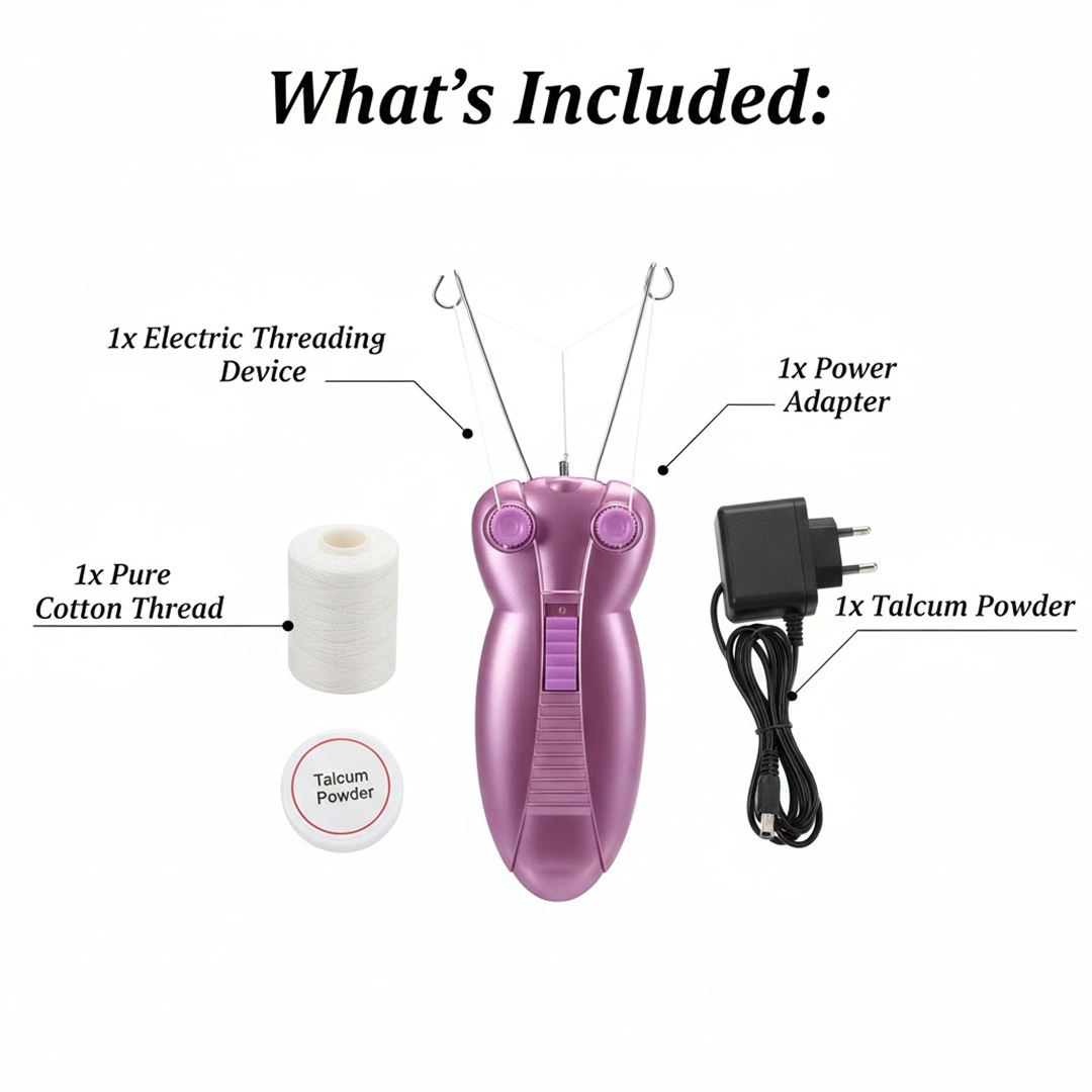Electric Facial Hair Remover – Gentle & Smooth Skin | Velvet Wellness