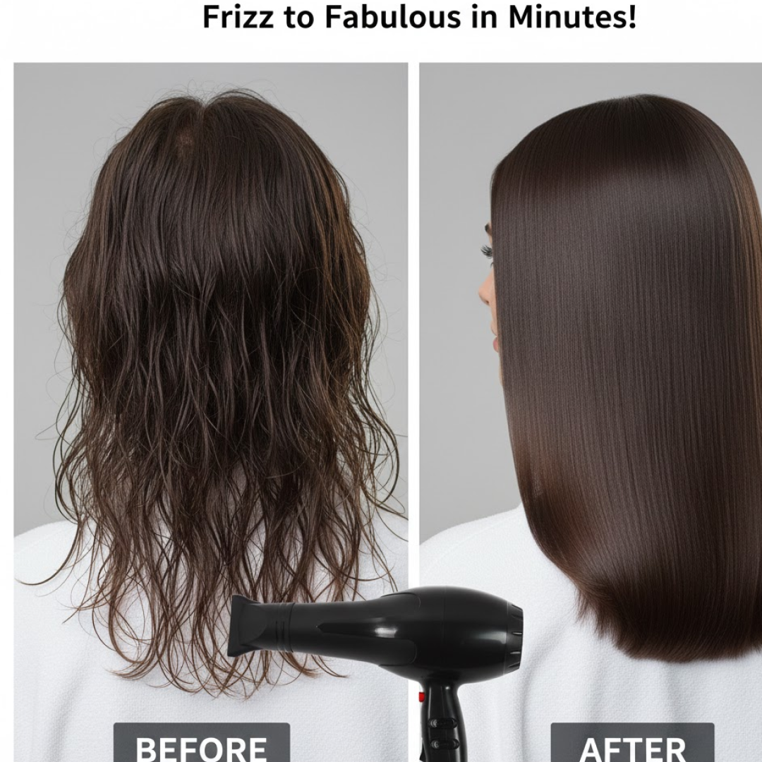 Professional Hair Dryer – 1800W Salon Quality | Calm & Curl