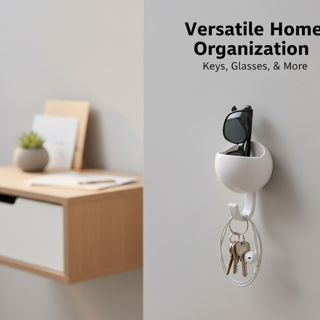 Heavy-Duty Self-Adhesive Strong Wall Hooks – Multipurpose