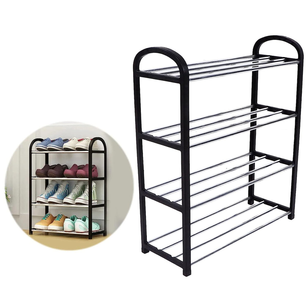 Space-Saving Tier Shoe Rack