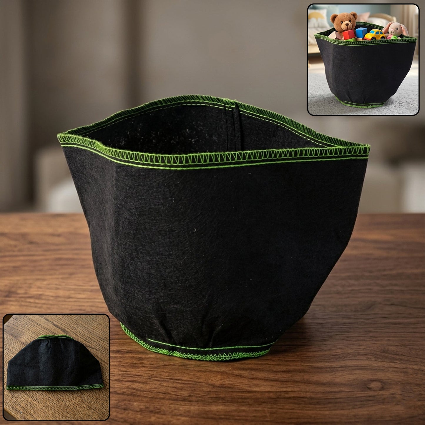 Space-Saving Small Fabric Storage Box – Organizer
