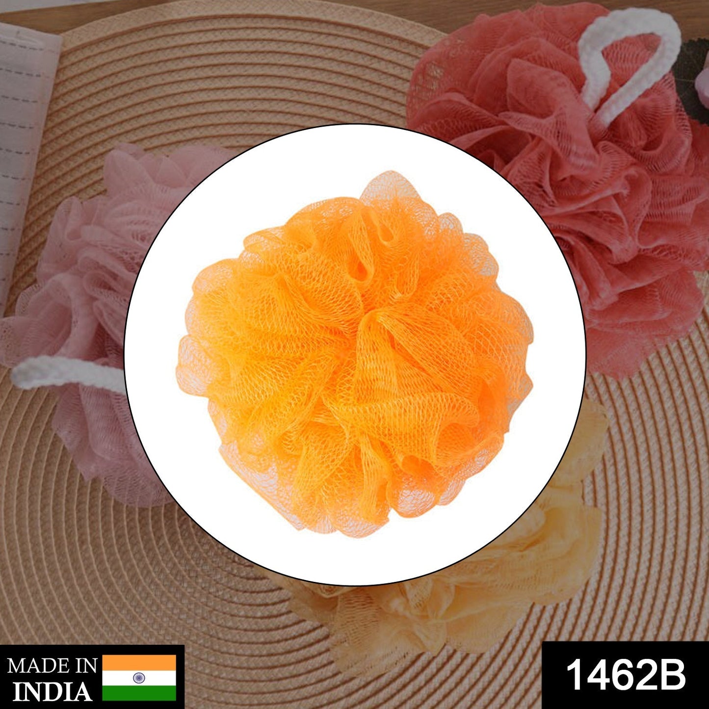 Bath Loofah – Gentle Body Scrubber for Men & Women | Mini Bubbles