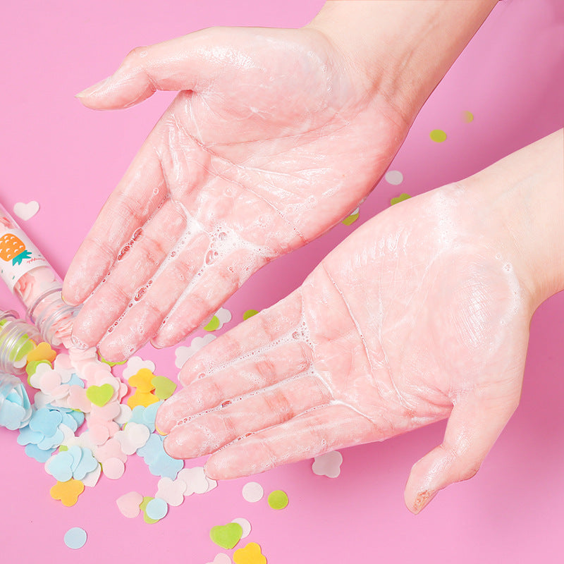 Flower-Shaped Paper Soap Strips – Portable & Travel-Friendly Cleanser