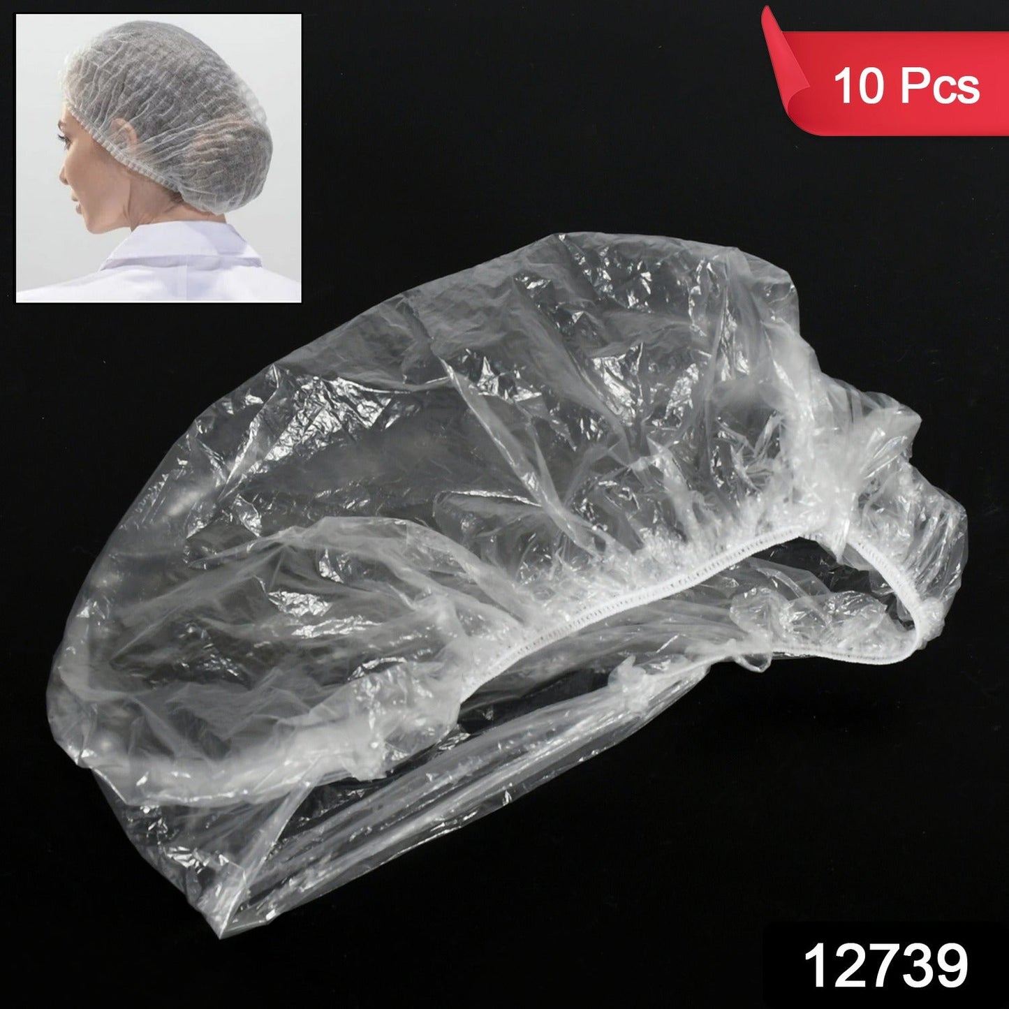 Disposable Shower Caps – Waterproof, 10 Pc Set | Mist & Relax