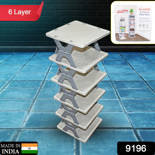 Space-Saving Shoe Rack 6-Layer – Organizer - main product view
