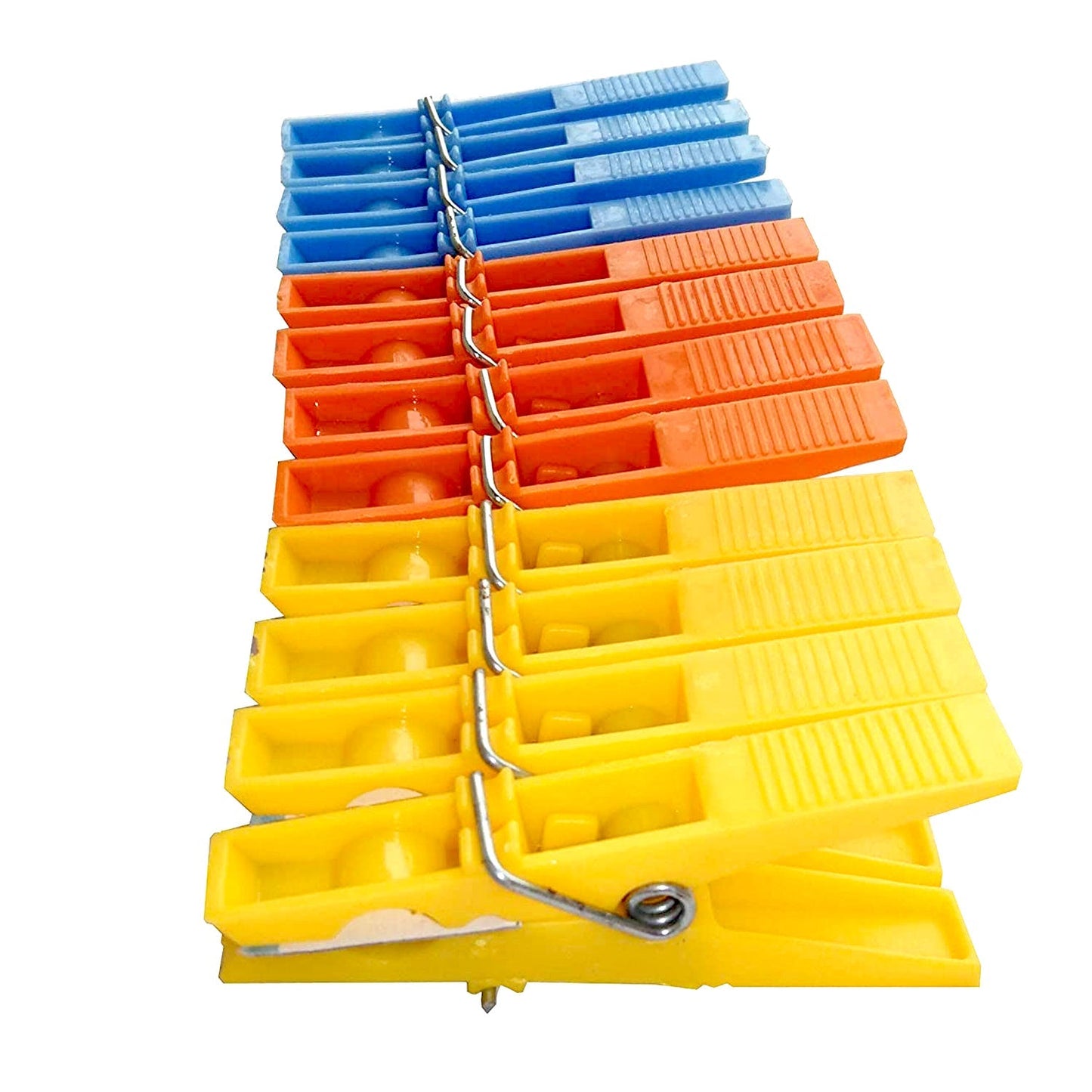 Cloth Clips 12 Pcs Multicolour – Strong Grip Laundry Pegs
