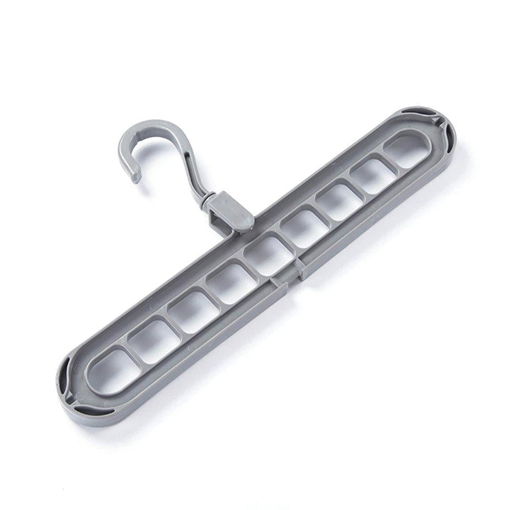 Space-Saving Hanger – 9-Hole Wardrobe Organizer